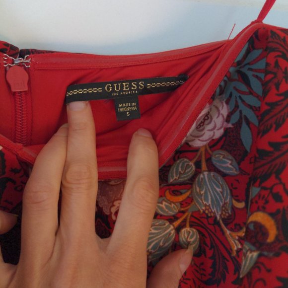 Strapless off shoulder Dress by Guess - Picture 2 of 2